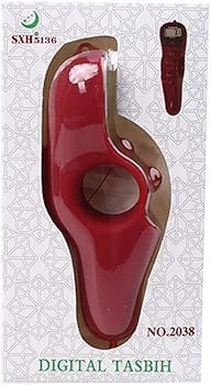 Finger Counter-Islamic Tasbih Bead Digital Finger Rotating Prayer Beads with Digital Counter Counter for Prayer Islamic Tasbih Muslim