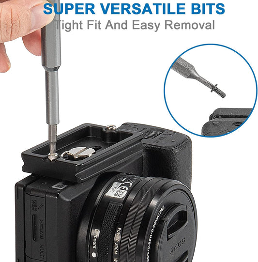 24 in 1 Precision Mini Magnetic Screwdriver Set, 24 in 1 Tool Kit, The Ultimate Electronic Repair Tool Kit for Phone, Tablet, Computer, Laptop, PC, Game Controller, Watch, Precision Screwdriver Set Magnetic