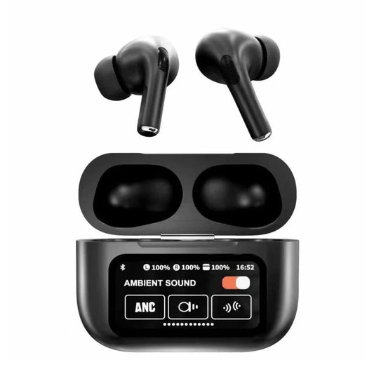 A9 Pro Touch Screen LED Display Wireless Earbuds | ANC/ENC Activation