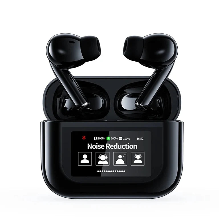 A9 Pro Touch Screen LED Display Wireless Earbuds | ANC/ENC Activation