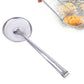 2 IN 1 FRYING TONG | Imported Small Multi-functional 2 in 1 Fry Tool Filter Spoon Strainer With Clip, Oil Frying BBQ Filter Stainless Steel Mesh