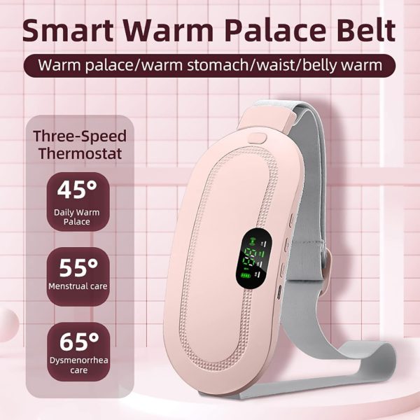 Heating Pad women Period Pain Cramp Relief Belt -Portable Menstrual Heating Pad
